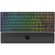 Resim Pusat Rapid Pro TKL Monster Tactile Red Switch 80M Tıklama Kablolu Mekanik RGB Oyuncu Klavyesi-Siyah 