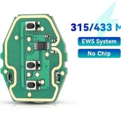 Resim Bmw E38 E39 E46 X3 X5 Z3 Z4 1/3/5/7 Serisi 315/433mhz Anahtarsız Uzaktan Araba Anahtarı İçin Ews Sistemi Id44 Çipi 0283 
