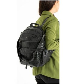 Resim Y.s.deri Kadın Sırt Çantası Fonksiyonel Kullanım Omuz Çapraz Askılı Bayan Sırt Çantası 35 25 Cm 001 