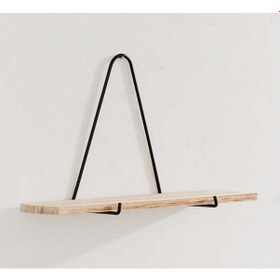 Resim Kuzela Ahşap Raf Ceviz 