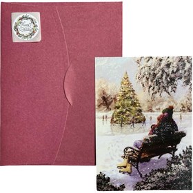 Resim Glitter Postcard - 6 