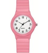 Resim Gaojunshop01 Pembe Minimalist Kuvars Çiftler İçin Saat Retro Roma Rakamlı Makaron Renkli Diğer 