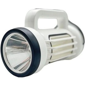 Resim Çift Işıklı Güneş Enerjili Solar Şarjlı Kamp El Feneri Lambası Beyaz 