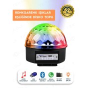 Resim Teknoloji Gelsin Disko Topu Bluetooth Hoparlör Lazer Küre Işıklı 