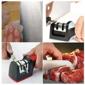 Resim Didihou Elmas Bıçak Bileyici 3 Farklı Açılı Bileme Makinesi Bıçak Makas ve Satır İçin 