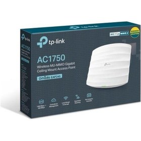 Resim TP-Link EAP245 AC1750 Kablosuz Mu-Mımo Gigabit Dual Bant Tavan Tipi Access Point 