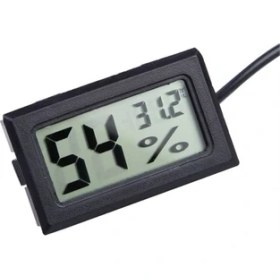 Resim Weather Forecast Problu Termometre Sıcaklık ve Nem Ölçer Kuluçka Makinası İçin 0-50 °C Ölçüm Mesafesi ile LCD Ekran 