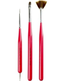 Resim Nail Art Tırnak Süsleme Fırça Seti 3lü - 06 