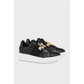 Resim Love Moschino Taş Logolu Deri Sneaker Ayakkabı Bayan Ayakkabı JA15064G1MIA400A 