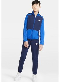Resim Nike Sportswear Futura Unisex Track Suit Dark Blue Çocuk Eşofman Takımı Lacivert 