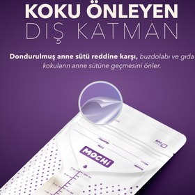 Resim MOCHi - Anne Sütü Saklama Poşeti - 120'li Paket 