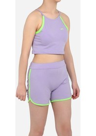Resim Slazenger DERORIT IN Kız Çocuk Alt Üst Takım Lila 