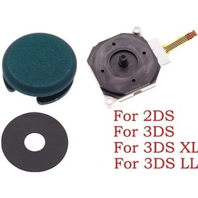 Resim Flybuy 2ds, 3ds, 3ds Xl, Yeni 3ds, 3ds Xl İçin Plastik Thumbstick Ve Kap Seti Mavidistribütör 