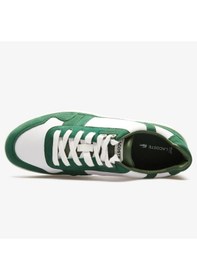 Resim Lacoste T-clip Leather Mens Sneaker Hakiki Deri Günlük Spor Ayakkabı Beyaz Yeşil Beyaz 