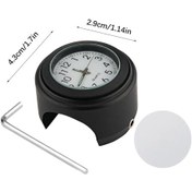 Resim 22-25mm Motosiklet Gidonu İzle Motosiklet Saat Su Geçirmez Motosiklet İzle Blue Diğer 