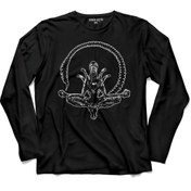 Resim Kendim Seçtim Alıen Covenant Yoga Stencıl Uzun Kollu Tişört Baskılı Çocuk T-shirt 