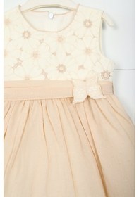 Resim Xo Kids Kız Çocuk Elbise 6-36 Ay 3538 Bej 