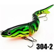 Resim Fochsia 304-2 Çok Eklemli Yavaş Batan Yapay Yem Tatlı Su Tuzlu Su Alabalık Levrek Balıkçılık Malzemesi 20g 13.5cm 