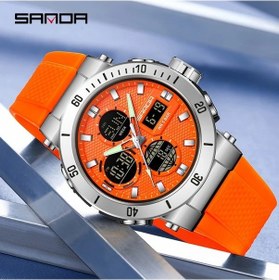 Resim Oldfriend Sanda Erkek Spor Elektronik Saati Gece Işığı Alarm Kronometre Blue-1 Diğer 