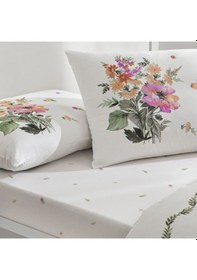 Resim Taç Petunia Ranforce Çift Kişilik Throwlu Nevresim Takımı Pembe 000000001000050634 Pembe 