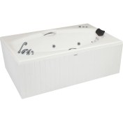 Resim Boston Jakuzi 182x115 h:63 Rest Hidromasaj Sistemli Küvet (Gövde + Metal ayak + 4 yön panel) 