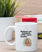 Resim Genel Markalar Beyaz Canım Kendim Baskılı Kupa Bardak Hd-b1001-332-be 