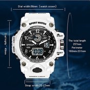 Resim Besthome1 Sanda Gençler Elektronik Erkek Kol Saati 3169 Koyu Mavi/kırmızı, Kişiselleştirilebilir Spor Saati Çok Renkli 