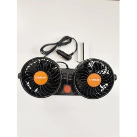 Resim 24 Volt Araç Içi Torpido Üstü Çift Fanlı Oto Vantilatör 360° Dönebilir 6400609 