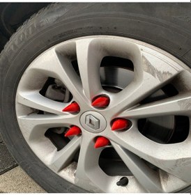 Resim Sivri Bijon Kapağı Kırmızı Bijon Kapağı 17mm 