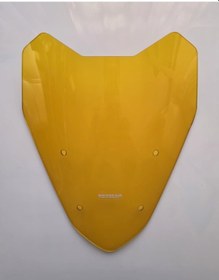 Resim Motocam Sfm Pyrexia 150 Ön Cam 2023-2026 Model 40cm Sarı Renkli 4mm Sportif 
