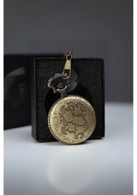 Resim Büro Ev Ofis Hediyesi İçin Kutulu Antik Kızılderili Figür Köstekli Saat 