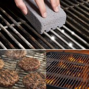 Resim 1 adet Yüksek Kaliteli Izgara ve Tava Temizleme Tuğlası - Barbekü Rafları, Düz Üst Pişiriciler, Tencereler & Ocaklar için Kolay Lekeleri Çıkarır - Dayanıklı, Taşınabilir Mutfak Aksesuarı 