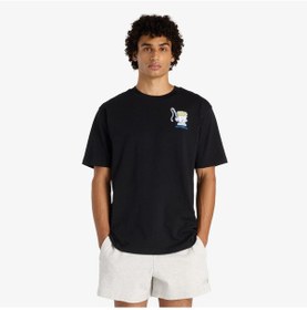Resim New Balance Fish And Chips Erkek Siyah T-shirt Mt61ı5bm-bk 