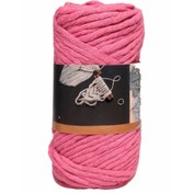Resim Pamuk Makrome 4 mm İp Şeker Pembe 
