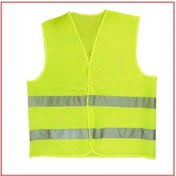 Resim Reflektörlü Sarı Ikaz Yeleği 