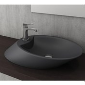 Resim Bocchi Vessel Bataryalı Çanak Lavabo 72 CM Antrasit 1021-020-0126 