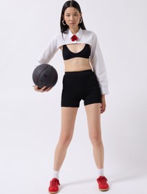 Resim Bisikletçi Siyah Şort - 36 