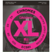 Resim D'Addario ECB81 Chromes Bas Gitar Teli (45-100) 