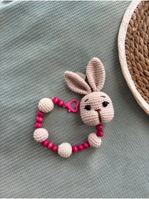 Resim Aia&Co Emzik Zinciri - Emzik Askısı Emzik Tutucu Amigurumi Figürlü 