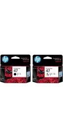 Resim Renkli Set 47 Orijinal Kartuş Hp Deskjet Ultra Ink Advantage 4828 Yazıcı Uyumlu 