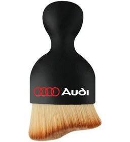 Resim AudiUyumlu Araç içi kavisli yumuşak kıllı temizleme fırçası 