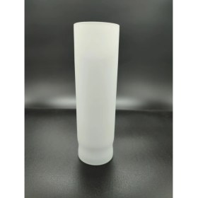 Resim Kuğulu Avize Avize Camı Silindir Beyaz( E.14) ( Alt Çapı:4,50 cm H:15,50 cm) 