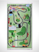 Resim Emin Halı Kids KD158 Multi Çocuk Bebek Halısı Silinebilir Yıkanabilir Tozsuz Çocuk Odası Halısı 