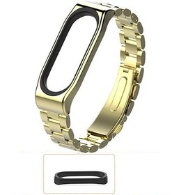 Resim Mijobs Xiaomi Mi Band 4-3 Aklıllı Saat 3 Bakla Çelik Kayış Kordon- 5775 