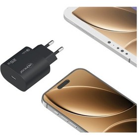 Resim Apricot Apc-u425/b 25w Pd Siyah Hızlı Ev Şarj Adaptörü 