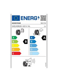 Resim Goodyear 245/45R20 XL FP 103V Efficientgrip 2 Yaz Lastiği 2023 