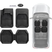 Resim WEHHLER Volkswagen Caddy 2020-2021-2022-2023-2024-2025 Kesilebilir Havuzlu ve Esnek Paspas 