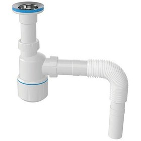 Resim Nova 1 ¼ – Mini Taslı Lavabo Sifonu Ø32/40/50 Körük Tahliye Seçenekli 