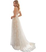 Resim İkkb Kadın V Yaka Elbise Beyaz 