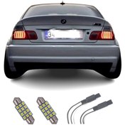 Resim Fardoktoru Bmw E46 Beyaz Led Plaka Aydınlatma Ampul Seti 